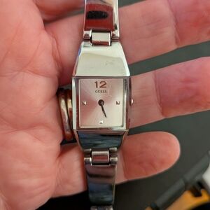Guess Women's Silver-Tone Watch